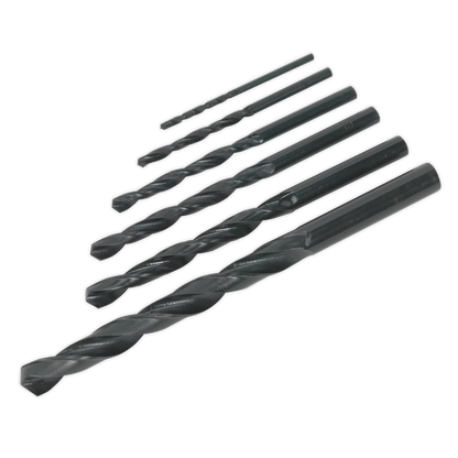 SEALEY - S01039 HSS Drill Bit Set 6pc DIN 338