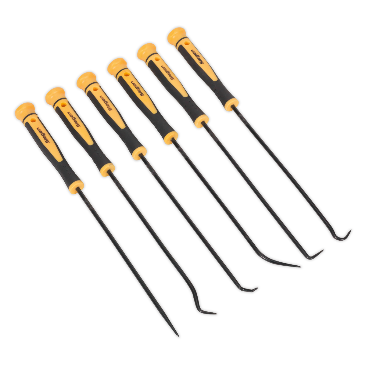 SEALEY - S01104 Pick & Hook Set 6pc Extra-Long