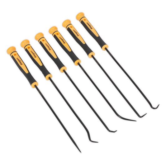 SEALEY - S01104 Pick & Hook Set 6pc Extra-Long