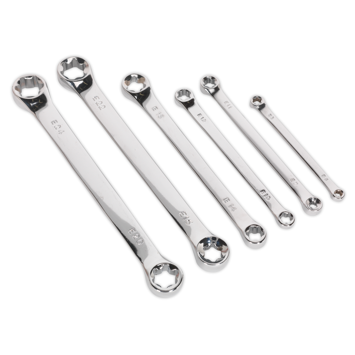 SEALEY - S01107 TRX-Star* Double End Spanner Set 6pc