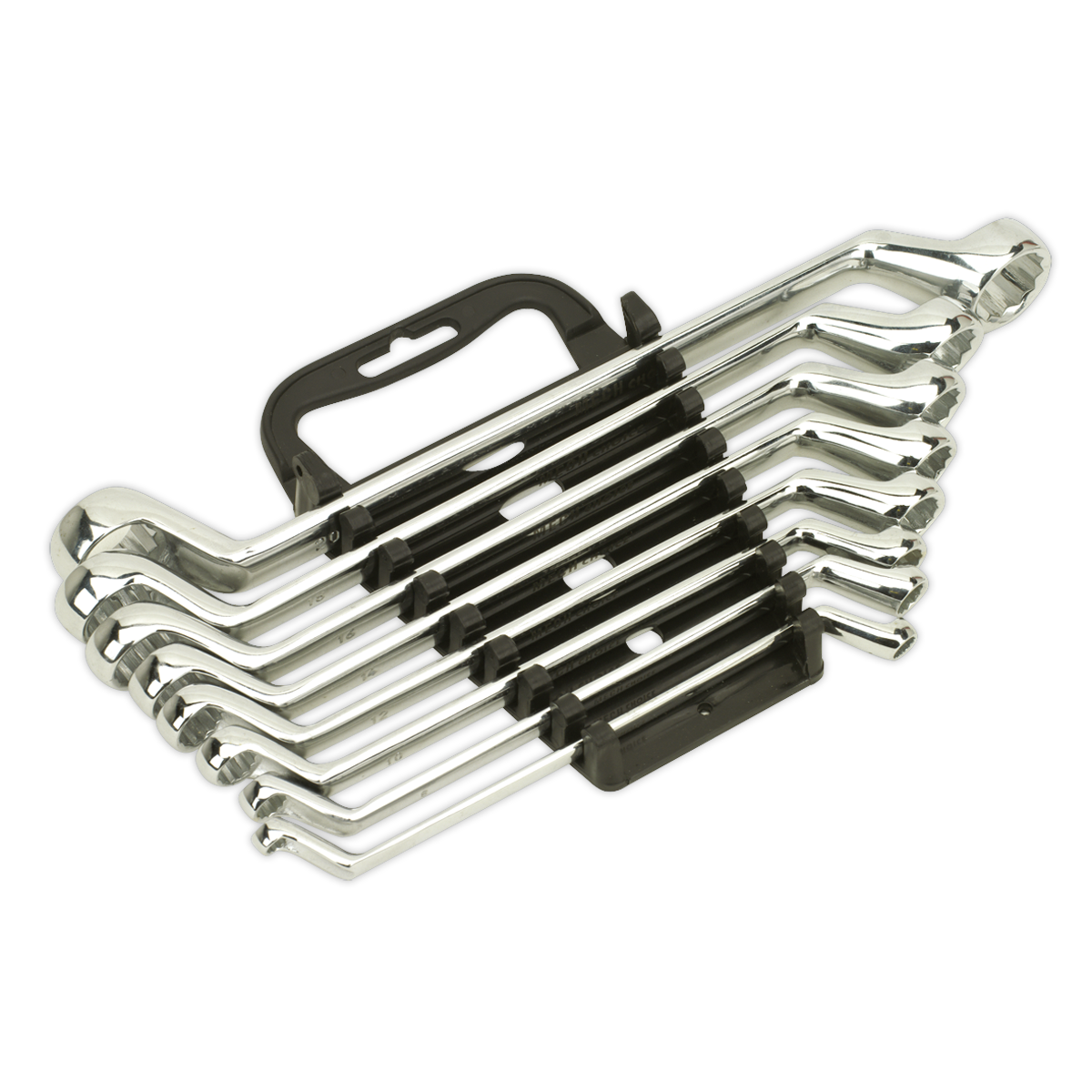 SEALEY - S0405 Deep Offset Ring Spanner Set 8pc Metric