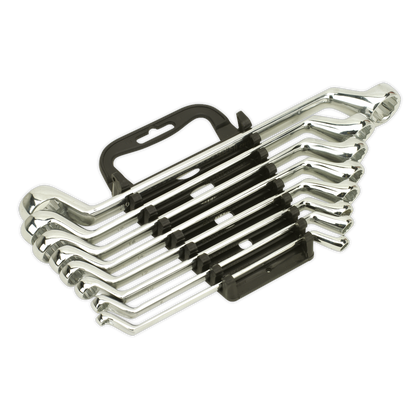 SEALEY - S0405 Deep Offset Ring Spanner Set 8pc Metric