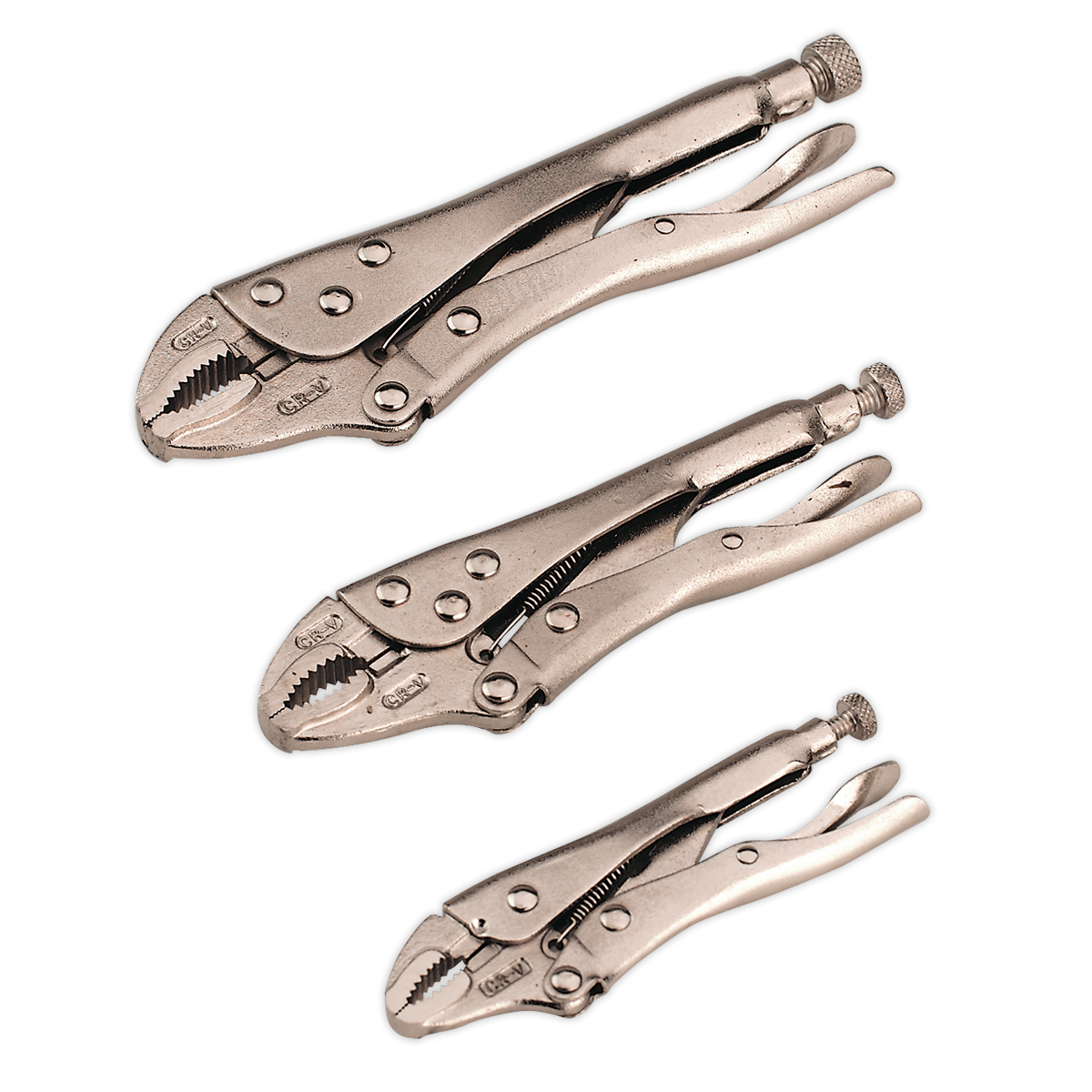 SEALEY - S0463 Locking Pliers Set 3pc