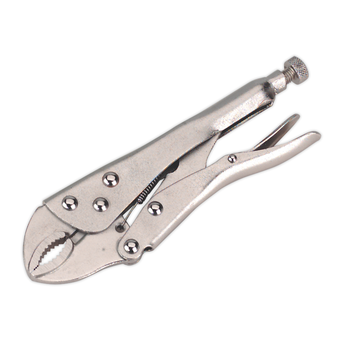 SEALEY - S0486 Locking Pliers 175mm Curved Jaw