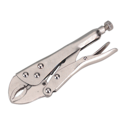 SEALEY - S0486 Locking Pliers 175mm Curved Jaw