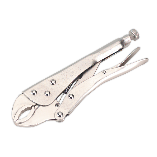 SEALEY - S0487 Locking Pliers 215mm Curved Jaw