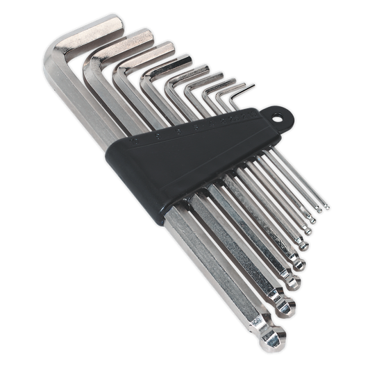 SEALEY - S0494 Ball-End Hex Key Set 9pc Metric