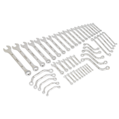 SEALEY - S0565 Multipurpose Spanner Set 50pc Metric