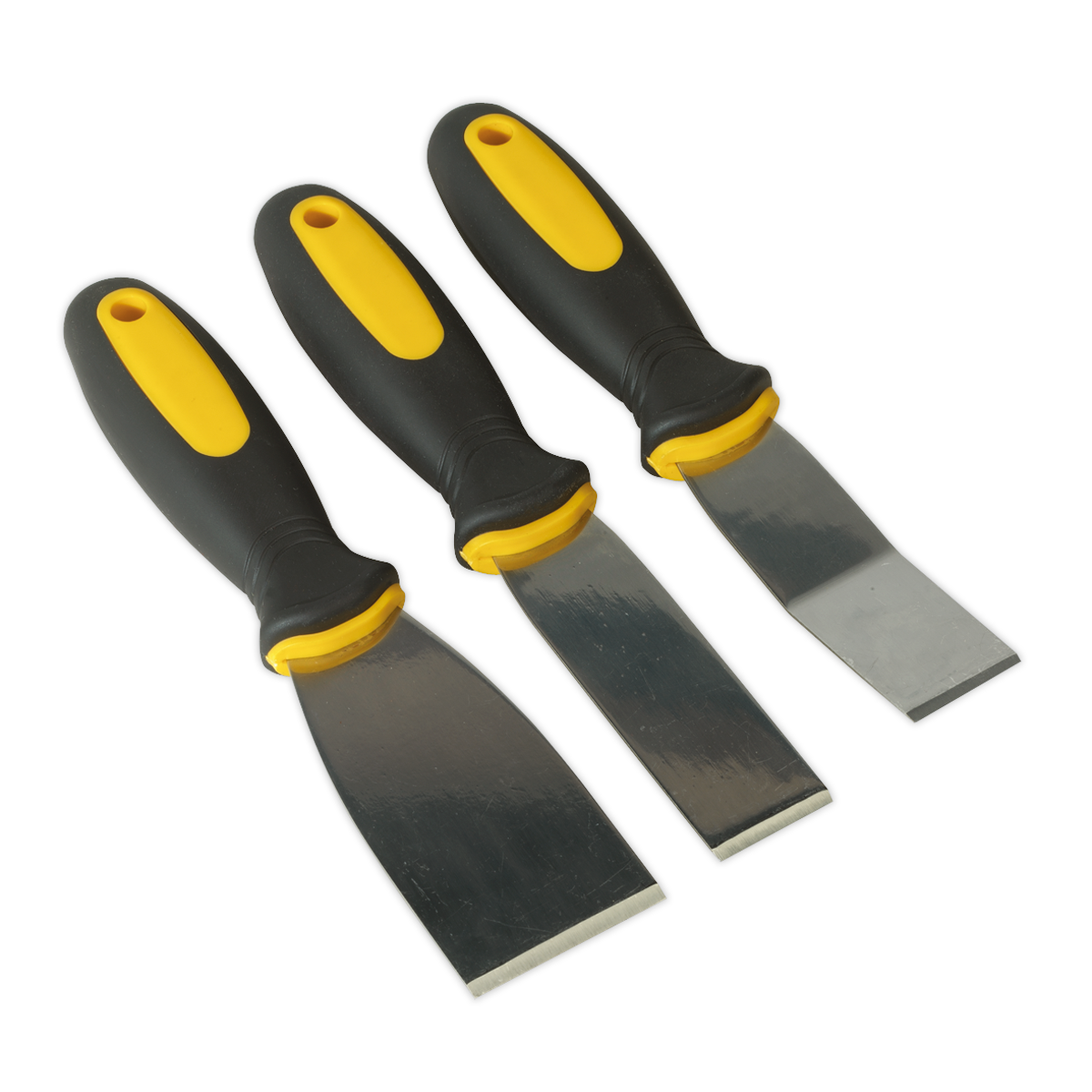 SEALEY - S0600 Rigid Blade Scraper Set 3pc