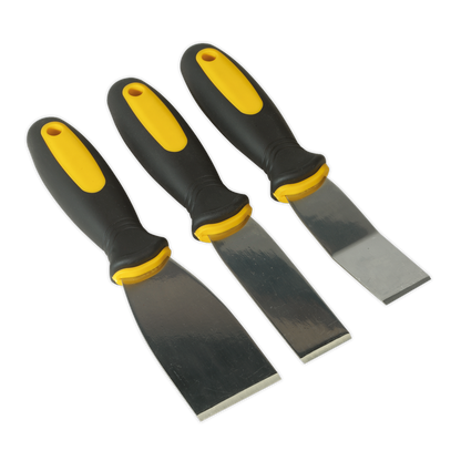 SEALEY - S0600 Rigid Blade Scraper Set 3pc