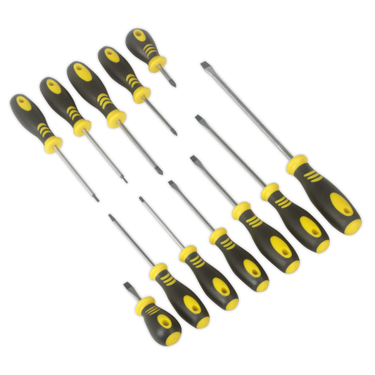 SEALEY - S0616 Soft Grip Screwdriver Set 12pc