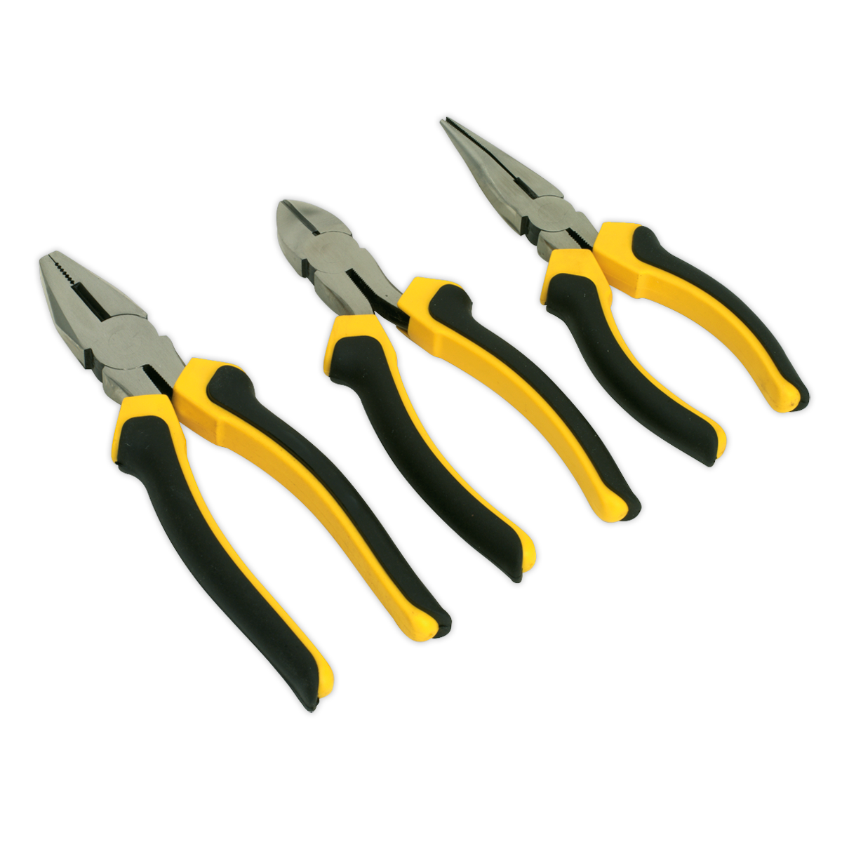 SEALEY - S0645 Comfort Grip Pliers Set 3pc