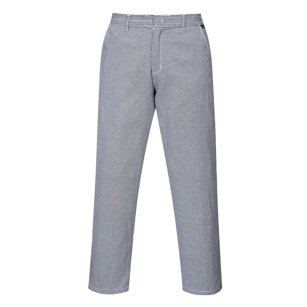 Portwest S068HTRL -  sz L Harrow Chefs Trousers - Houndstooth