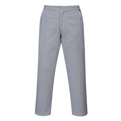 Portwest S068HTRL -  sz L Harrow Chefs Trousers - Houndstooth
