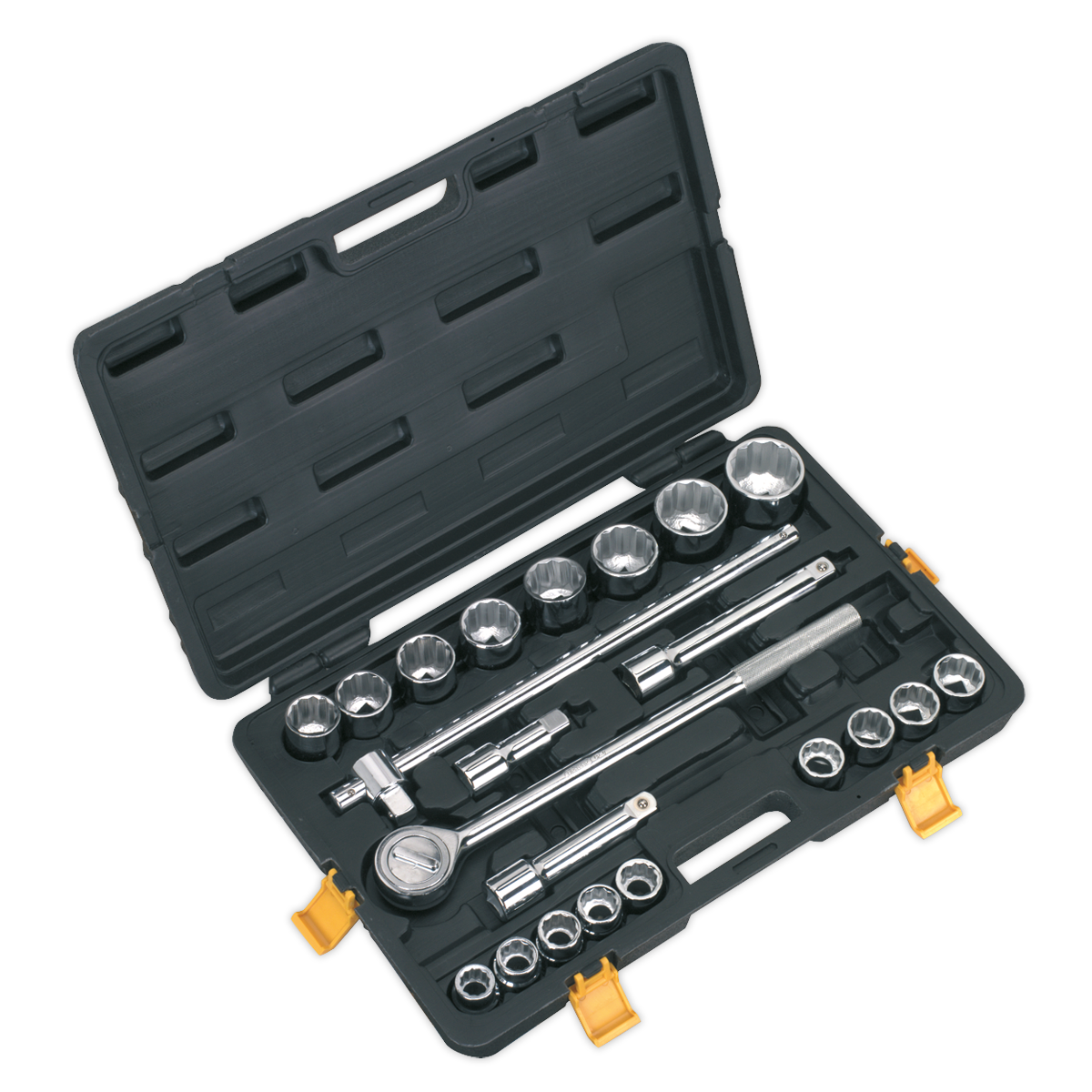 SEALEY - S0712 Socket Set 22pc 3/4"Sq Drive 12-point Metric