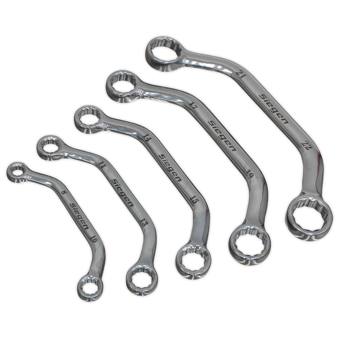 SEALEY - S0716 Obstruction Spanner Set 5pc Metric