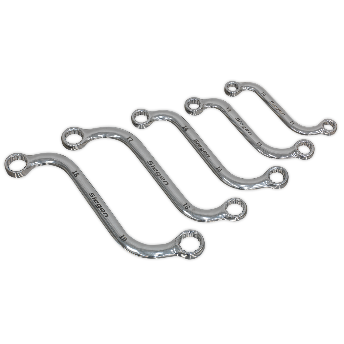 SEALEY - S0717 S-Spanner Set 5pc Metric