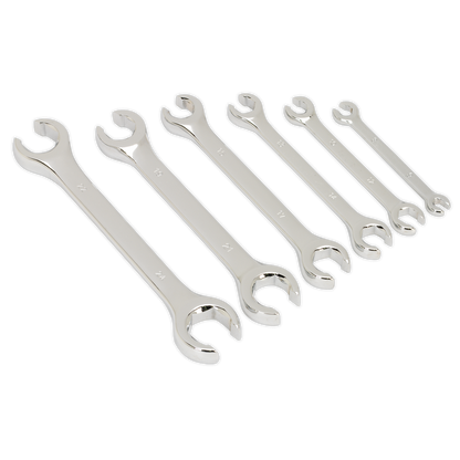 SEALEY - S0767 Flare Nut Spanner Set 6pc Metric