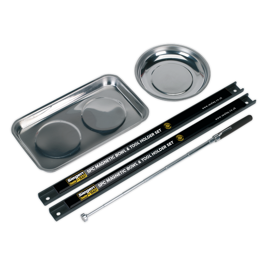 SEALEY - S0773 Magnetic Bowl & Tool Holder Set 5pc