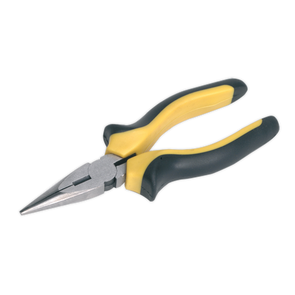 SEALEY - S0811 Long Nose Pliers Comfort Grip 150mm