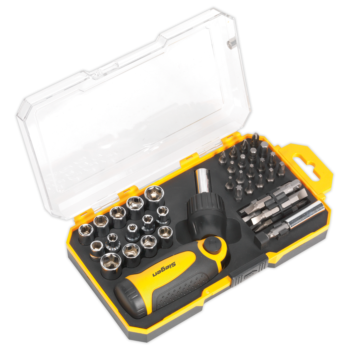 SEALEY - S0978 Socket & Bit Set 46pc Ratchet Screwdriver
