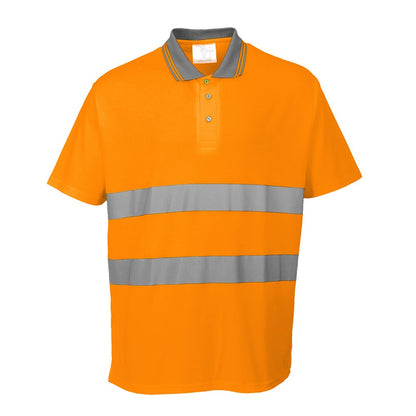 Portwest S171ORRXL -  sz XL Cotton Comfort Polo - Orange
