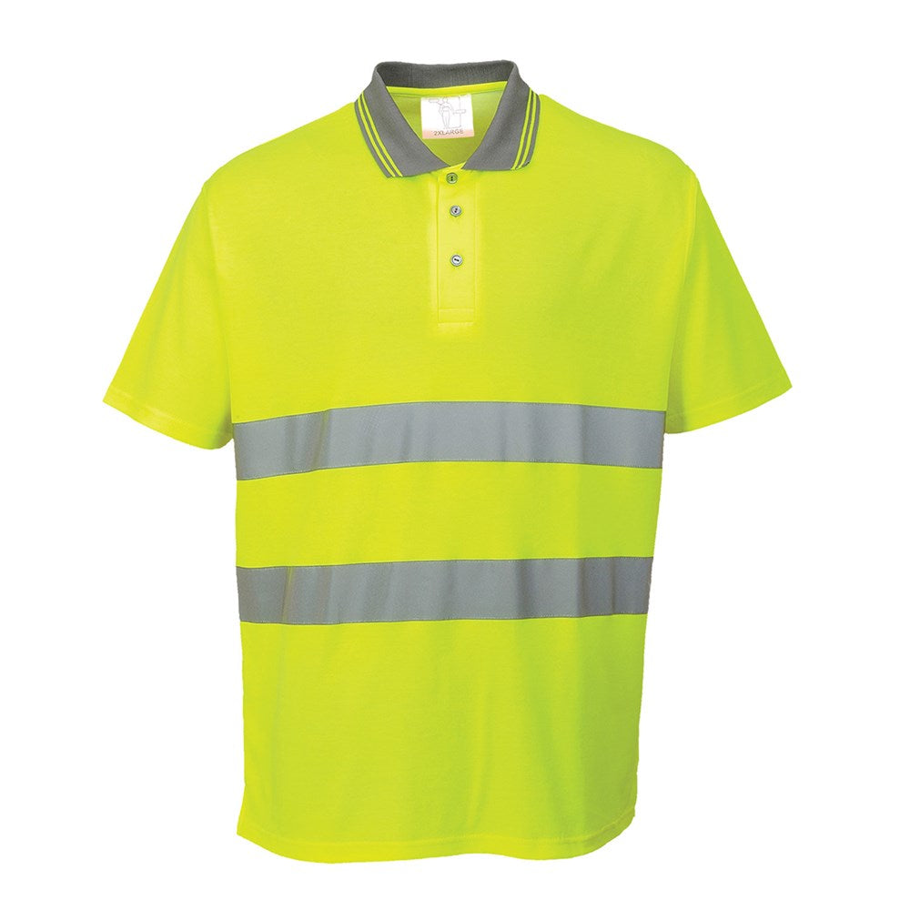 Portwest S171YERXS -  sz XS Cotton Comfort Polo - Yellow