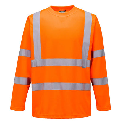 Portwest S178ORRL -  sz L Hi-Vis Long Sleeved T-Shirt - S178 Orange