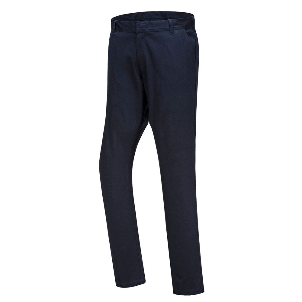 Portwest S232DNS38 -  sz 38 Stretch Slim Chino Trouser - Dark Navy