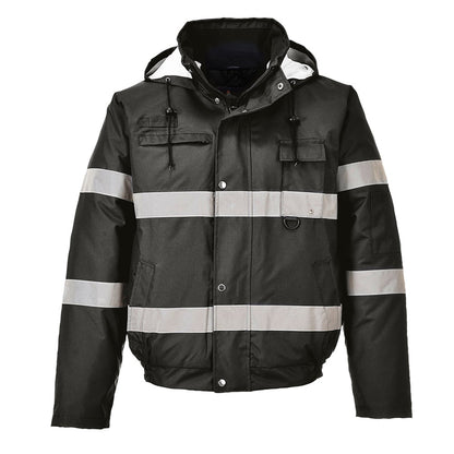 Portwest S434BKRXXL -  sz 2XL Iona Lite Bomber Jacket - Black