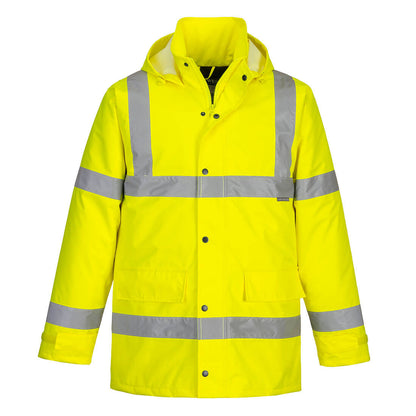 Portwest S460 - Yellow Sz 6XL Hi-Vis Traffic Jacket Coat Reflective Visibility