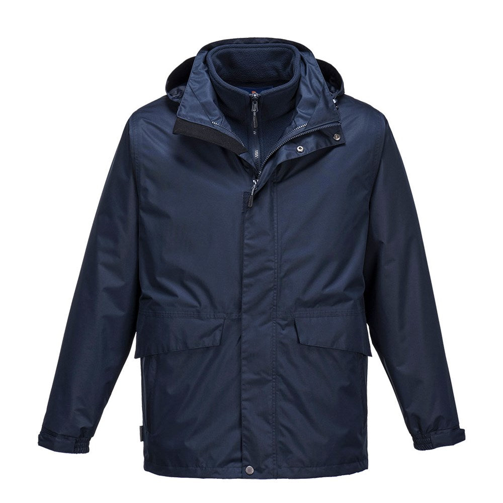 Portwest S507NARXXXL -  sz 3XL Argo Breathable 3 in 1 Jacket - Navy