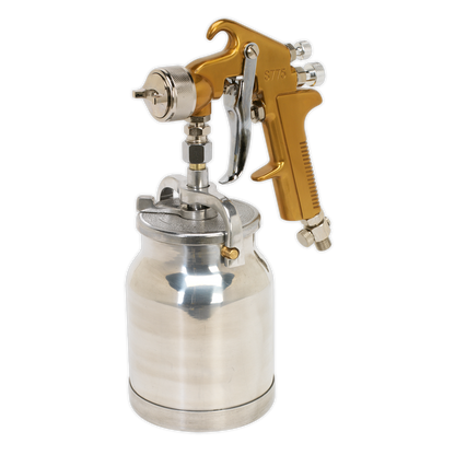 SEALEY - S775 Spray Gun Suction Feed Siegen Brand 1.7mm Set-Up