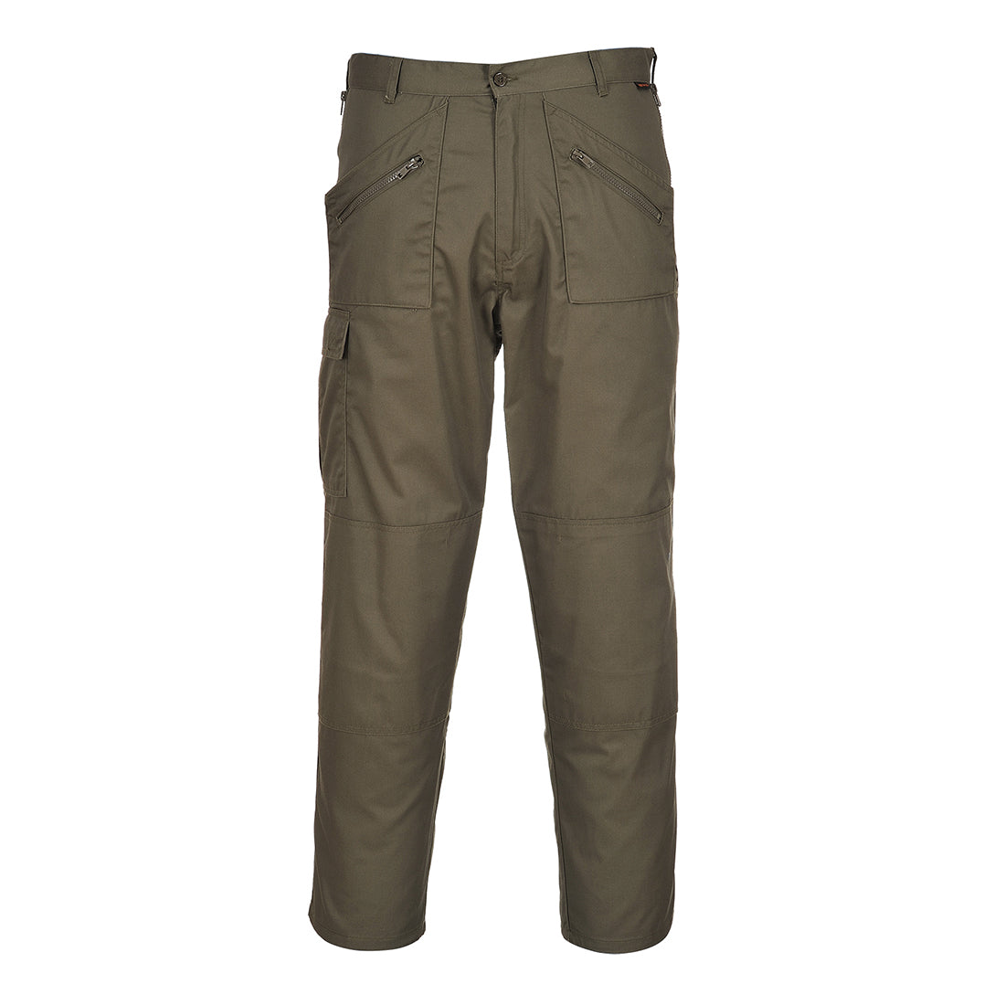 Portwest S887- Olive Green Sz 40 Tall Action Work Trousers Safety