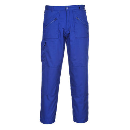 Portwest S887- Royal Sz 32 Tall Action Work Trousers Safety