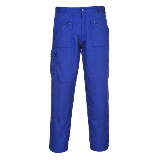 Portwest S887- Royal Sz 32 Tall Action Work Trousers Safety