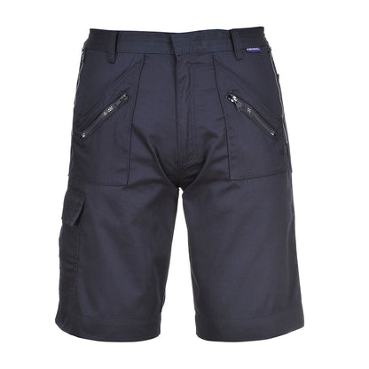 Portwest S889 - Navy Sz M Action Work Shorts Safety Combat