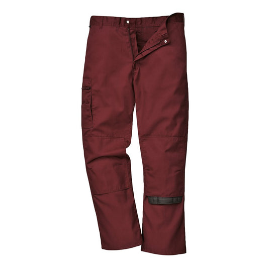 Portwest S891MAR 76 -  sz 30 Bradford Trousers - Maroon