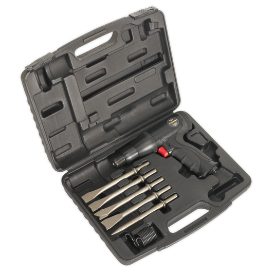 SEALEY - SA614 Air Hammer Kit Composite Premier - Long Stroke