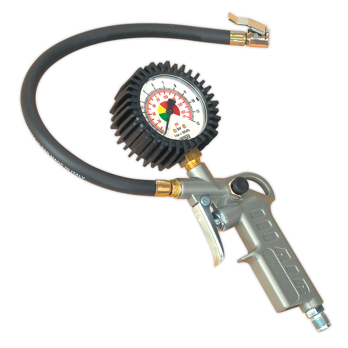 SEALEY - SA924 Tyre Inflator with Clip-On Connector