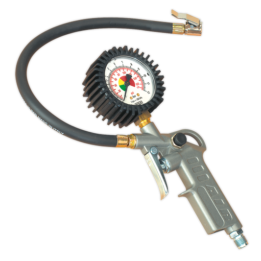 SEALEY - SA924 Tyre Inflator with Clip-On Connector