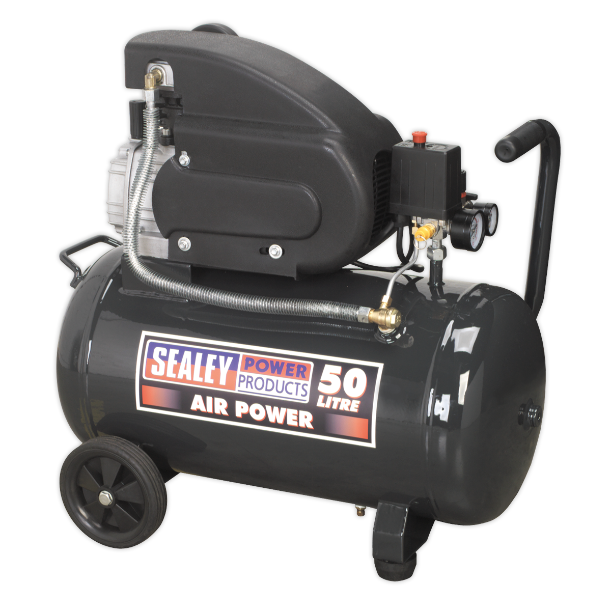 SEALEY - SAC5020E Air Compressor 50L Direct Drive 2hp