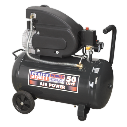 SEALEY - SAC5020E Air Compressor 50L Direct Drive 2hp