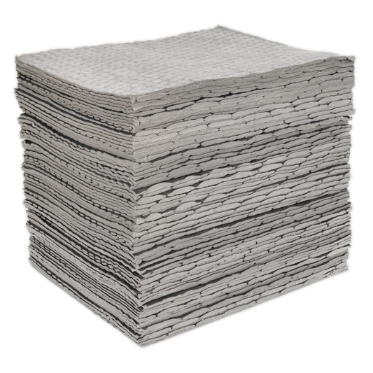 SEALEY - SAP01 Spill Absorbent Pad Pack of 100