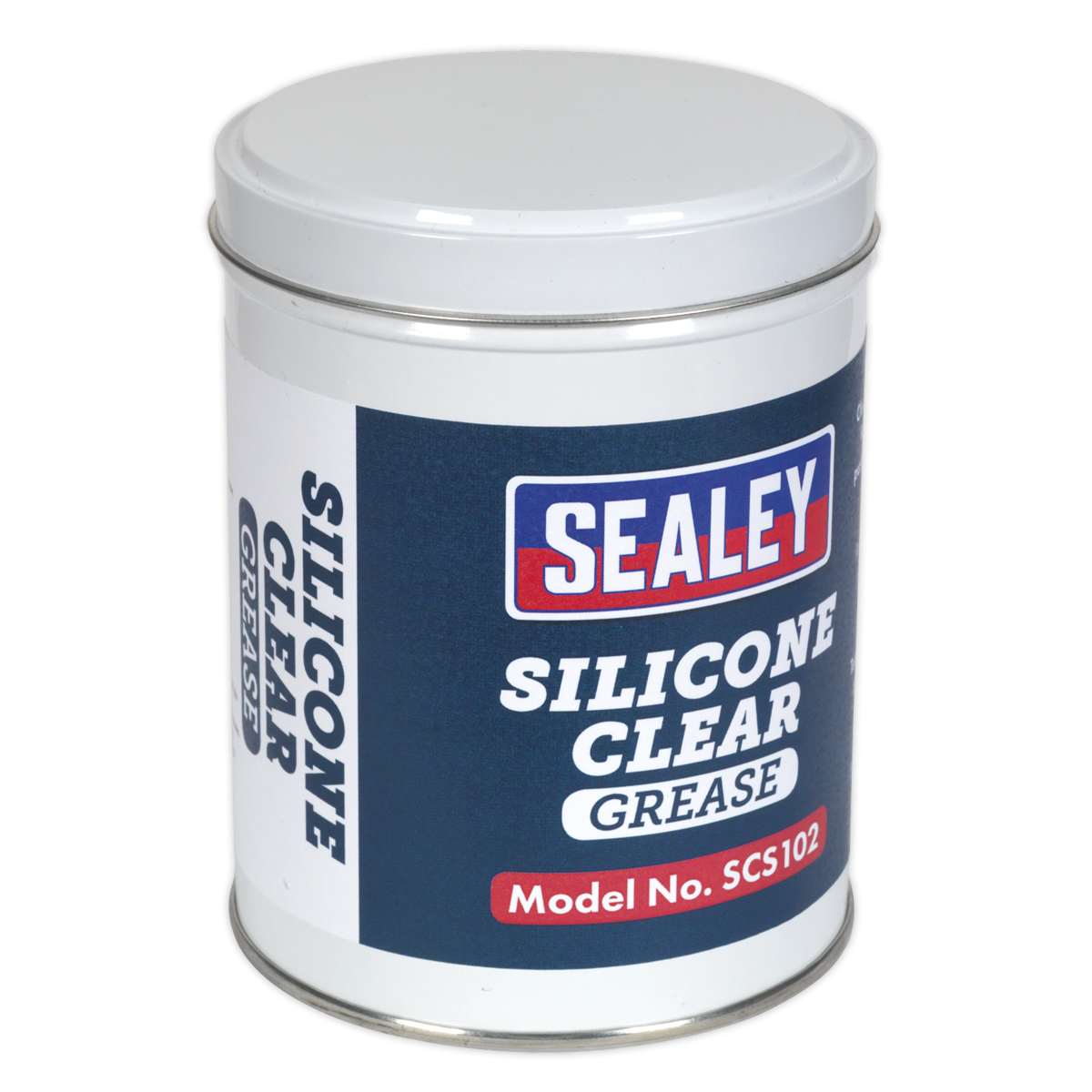 SEALEY - SCS102 Silicone Clear Grease 500g Tin