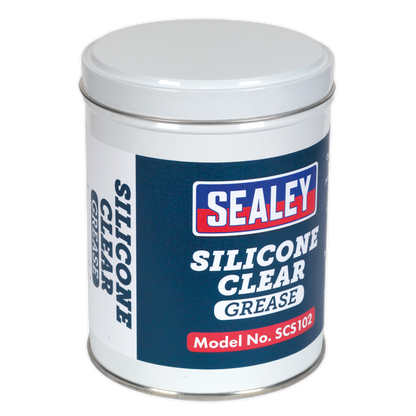 SEALEY - SCS102 Silicone Clear Grease 500g Tin
