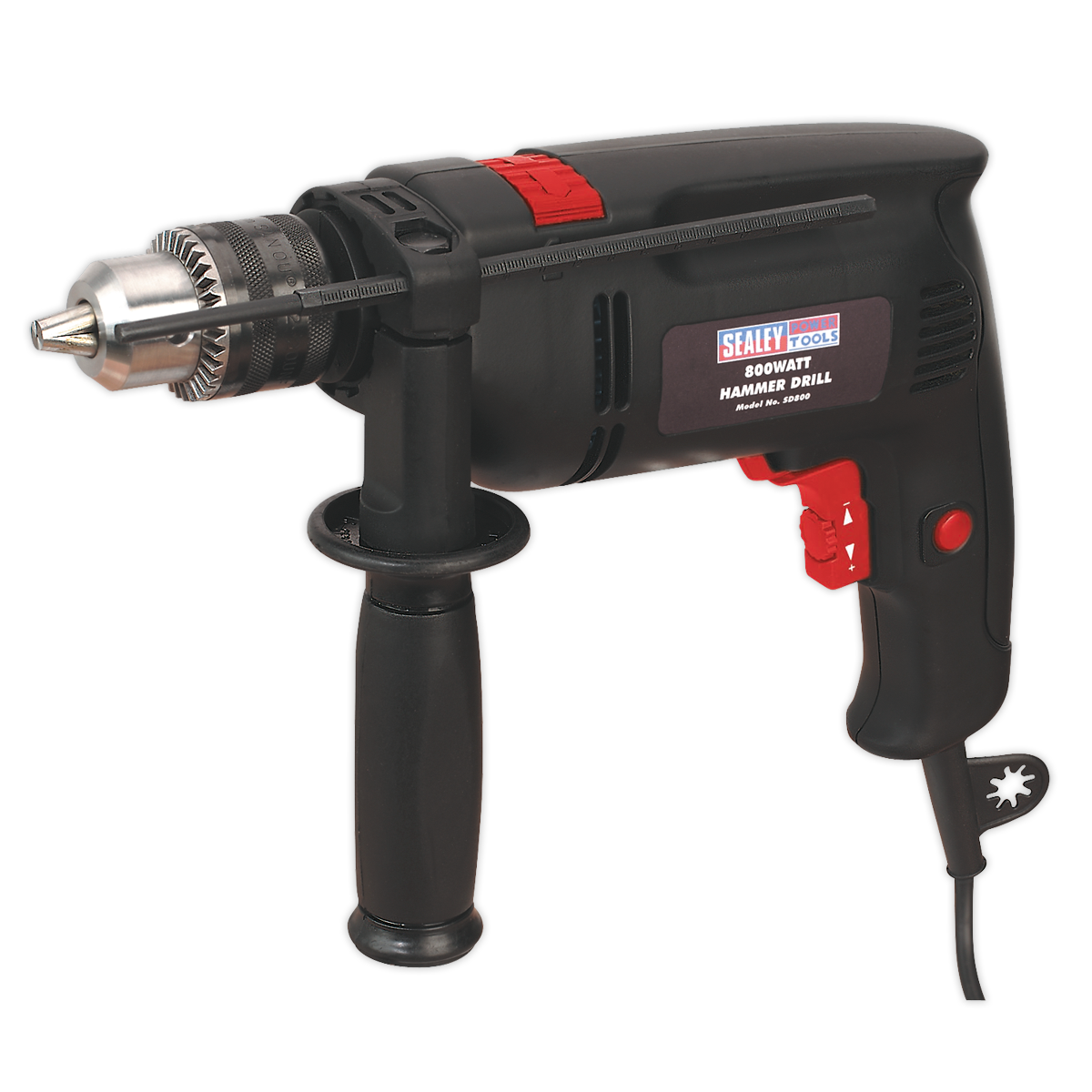 SEALEY - SD800 Hammer Drill �13mm Variable Speed with Reverse 850W/230V