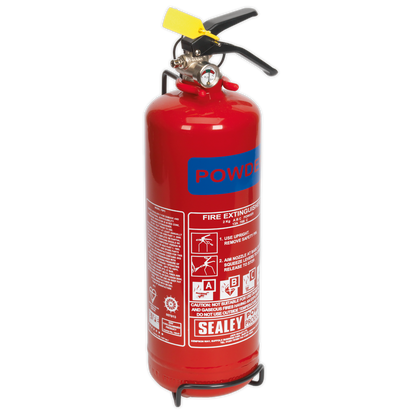 SEALEY - SDPE02 Fire Extinguisher 2kg Dry Powder