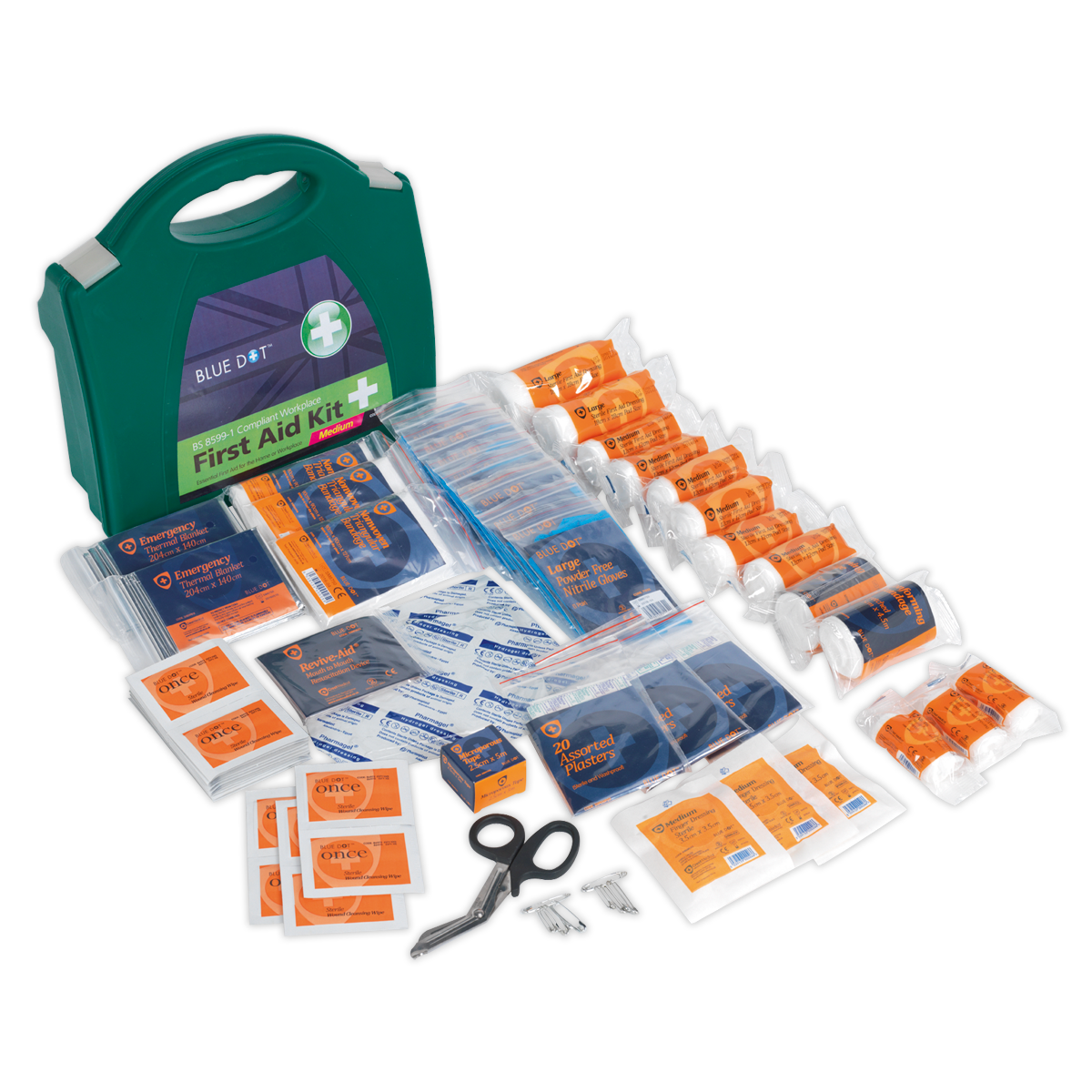 SEALEY - SFA01M First Aid Kit Medium - BS 8599-1 Compliant