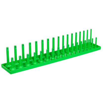 SEALEY - SH1217HV Socket Holder 1/2"Sq Drive 10-27mm Hi-Vis Green